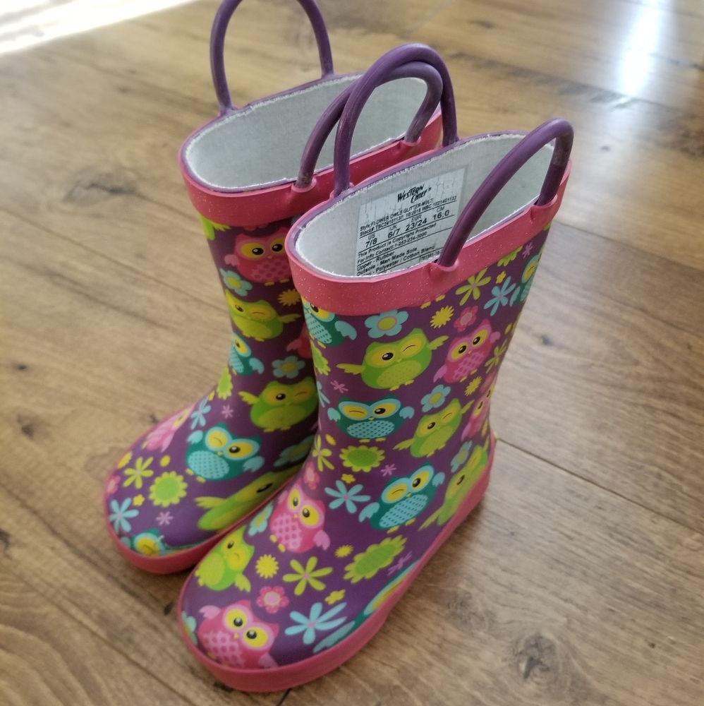 Toddler girls western chief rain boots